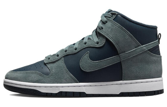 Кроссовки Nike Dunk High "Teal Suede" DQ7679-400