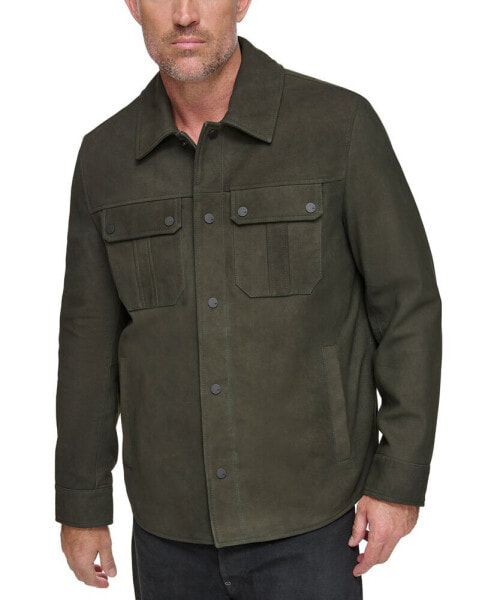 Men's The Laredo Leather Overshirt
