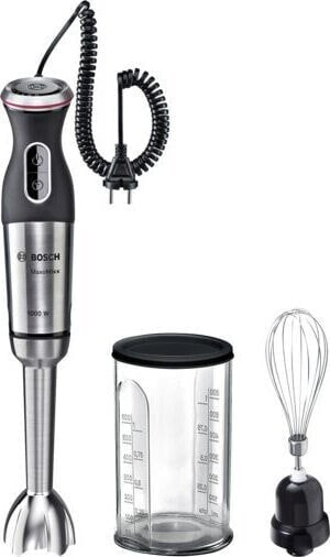 Blender Bosch Bosch MS8CM6130, Immersion blender, 0.6 L, 1000 W, Black, Silver