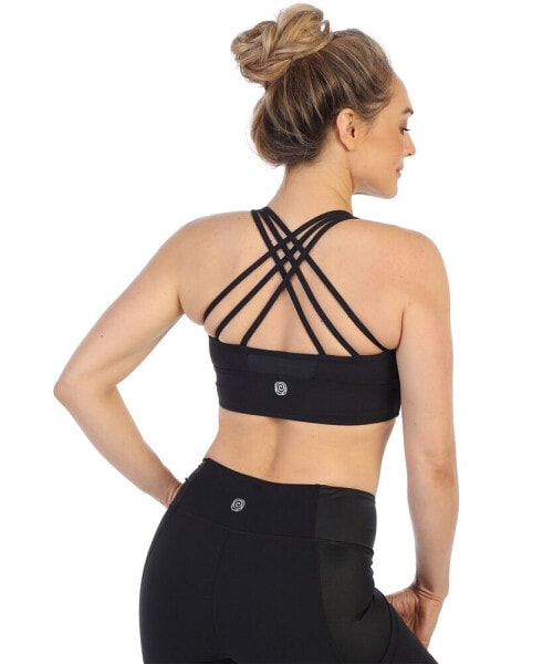 Medium Support Multi Cross Strap Sports Bra