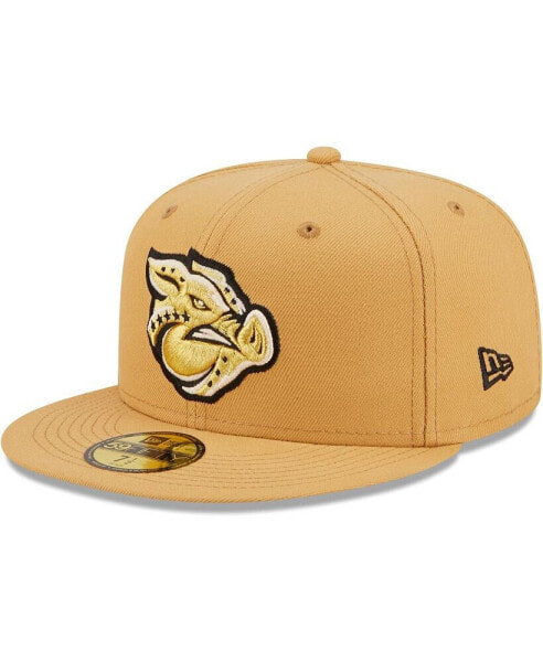 Men's Natural Lehigh Valley IronPigs Authentic Collection 59FIFTY Fitted Hat