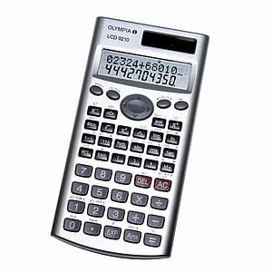 Olympia LCD 9210 - Pocket - Scientific - 12 digits - 2 lines - Battery/Solar - Silver