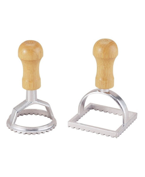 1 Each Fluted Round and Square Stamp Ravioli Maker Stamps, 2", The Italian Market Original since 1906