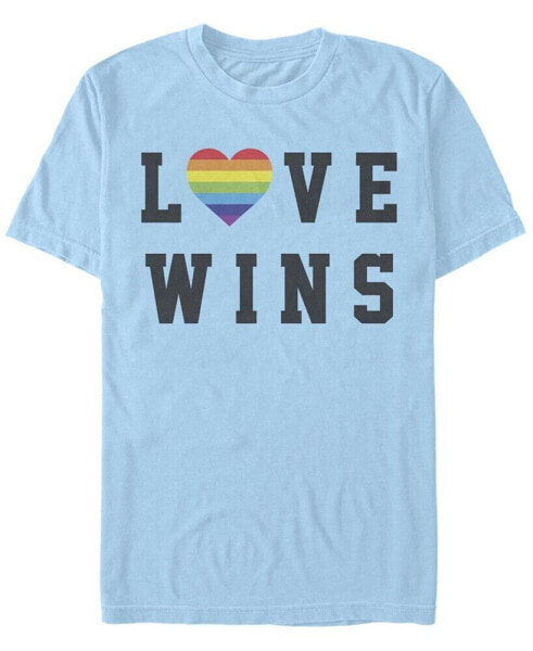 Men's Love Wins Short Sleeve Crew T-shirt