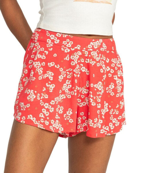 Juniors' Midnight Avenue Flowy Shorts