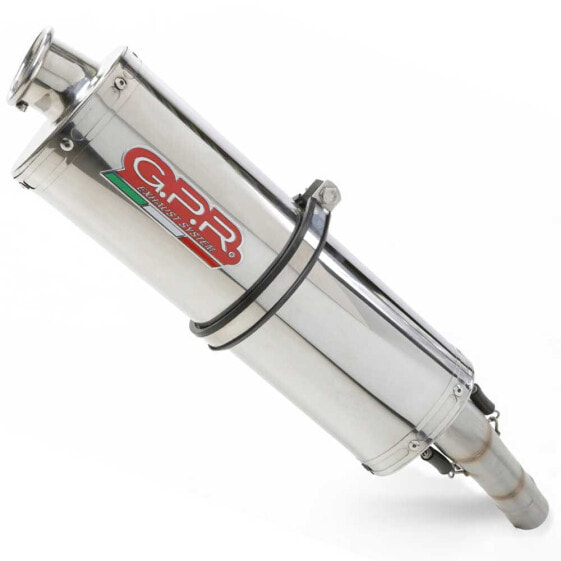 GPR EXCLUSIVE Trioval Mid Line System SV 650/S 03-10 CAT homologated muffler