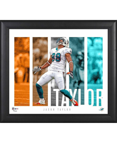 Jason Taylor Miami Dolphins Framed 15" x 17" Player Panel Collage
