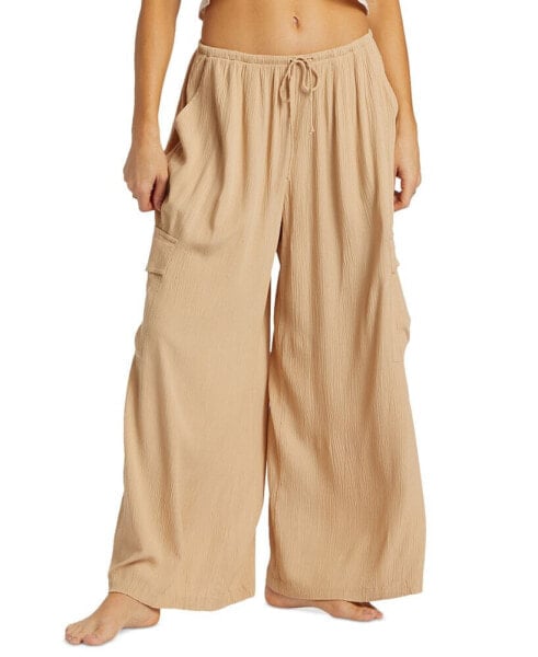 Juniors' Beach Babe High-Rise Cargo Pants