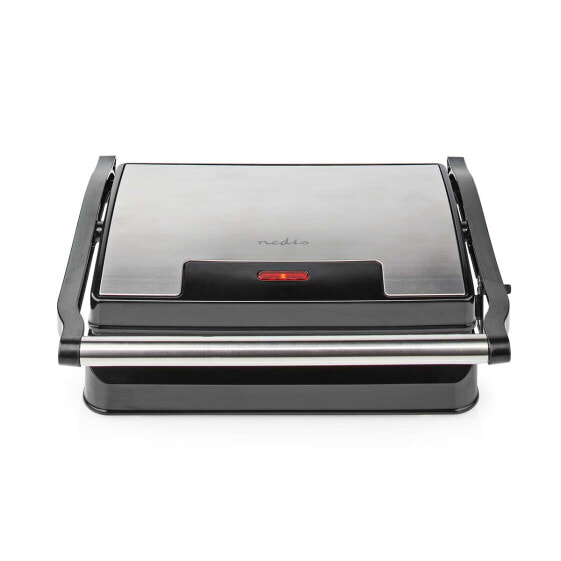 Nedis KAGR111FSR - Black - Silver - Aluminium - Plastic - Rectangular - 230 x 145 mm - Power - Temperature - 700 W