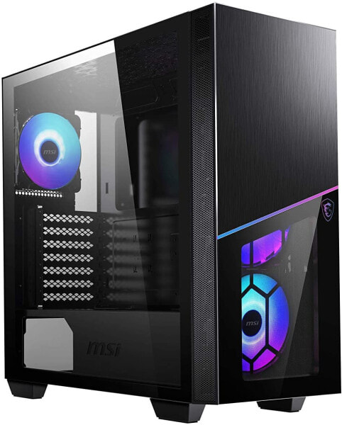 MSI MPG SEKIRA 500X Mid-Tower ATX Case (4x USB 3.1 Connections, 3x 200 mm and 1x 120 mm A-RGB Fan and 1x 200 mm Fan Included, Black, RGB)