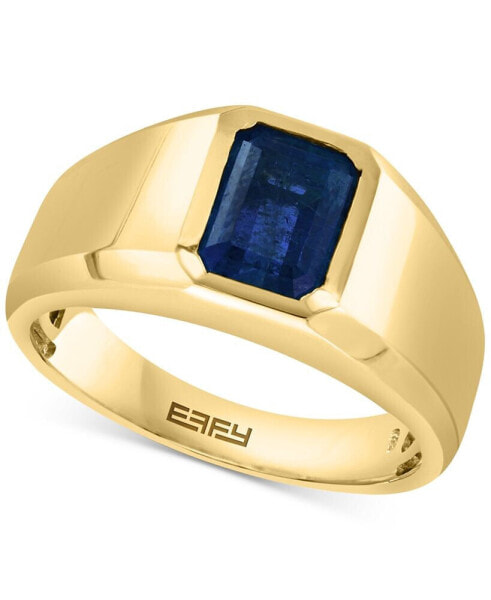 EFFY® Men's Sapphire Ring (2-3/8 ct. t.w.) in 14k Gold