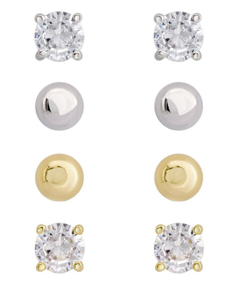 Серьги Macy's Gold Plated Stud