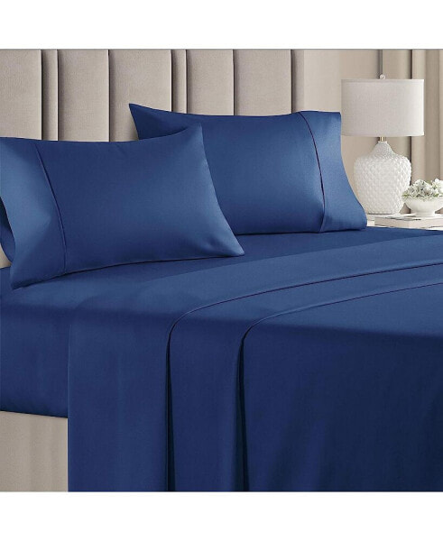 5 Piece 100% Cotton 400 Thread Count Sheet Set - Split King