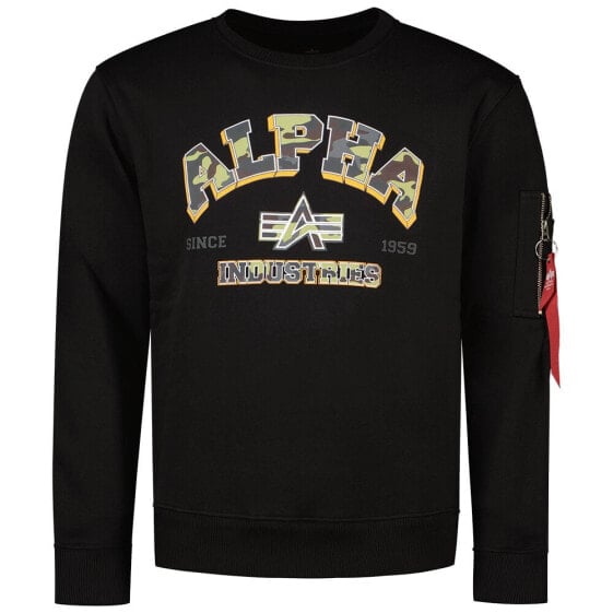 Спортивный свитер Alpha Industries College Camo