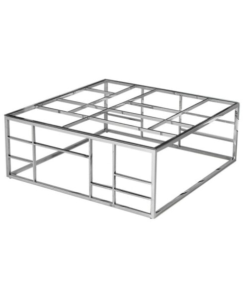 Clear Square Coffee Table