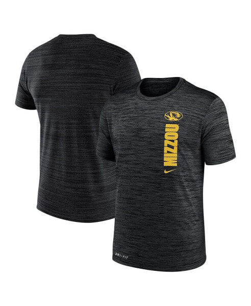 Men's Black Missouri Tigers 2024 Sideline Velocity Legend Performance T-Shirt