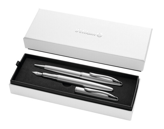 Pelikan Jazz Noble Elegance - Silver - 2 pc(s) - Ballpoint pen + Fountain pen
