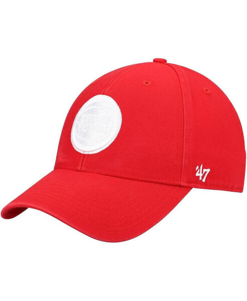Men's '47 Red Detroit Pistons MVP Legend Adjustable Hat