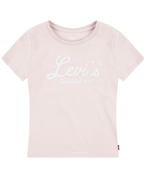 Little Girls Script Logo Graphic T-Shirt