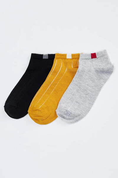 Fit Kadın D.Yellow Patik Çorap 3'Lü R8333AZ20AU
