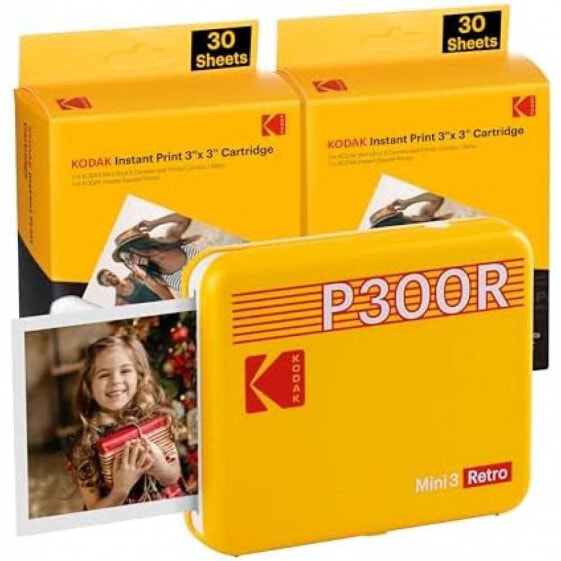 KODAK Mini 3 Era 3X3 + 60 Sheets Instant Camera