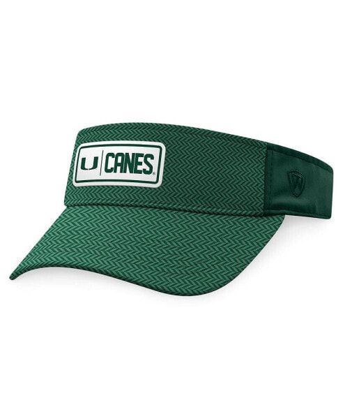 Men's Green Miami Hurricanes Sunrise Adjustable Visor