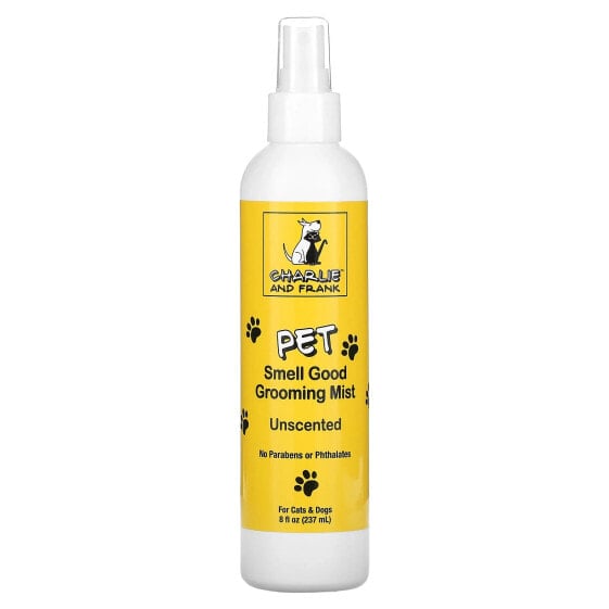 Pet Smell Good Grooming Mist, For Cats & Dogs, Unscented, 8 fl oz (237 ml)