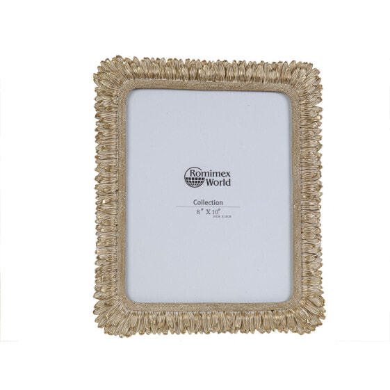 Photo frame Romimex Golden Resin 27 x 32 x 2 cm