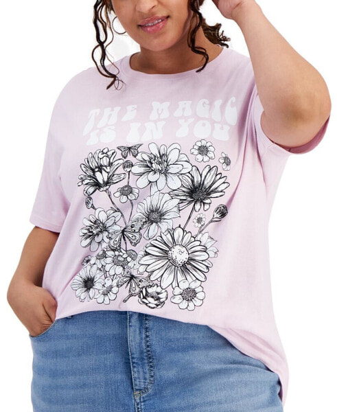 Plus Size The Magic Is In You Graphic T-Shirt