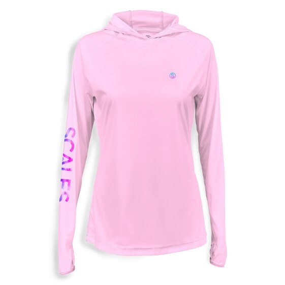 SCALES Tide Dye Flyer Womens Hooded Performance Shirt