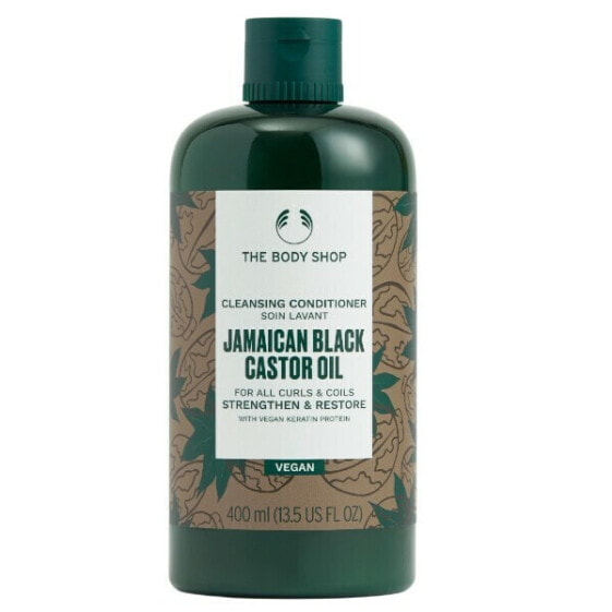 The Body Shop Jamaican Black Castor Oil Очищающий кондиционер с касторовым маслом для кудрявых волос