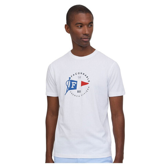 FAÇONNABLE Flag Print short sleeve T-shirt