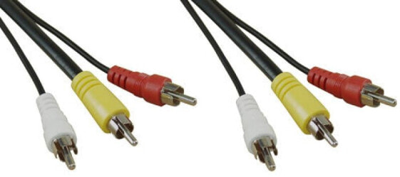 InLine AV Cable 3x RCA male / male 2m