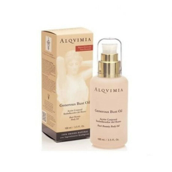 С подтягивающий эффектом для шеи и зоны декольте Generous Bust Oil Alqvimia 100 ml