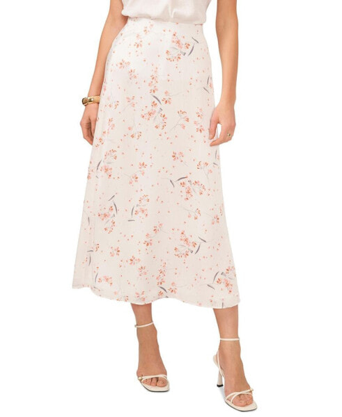 Women's Pull-On Floral Print Maxi Skirt