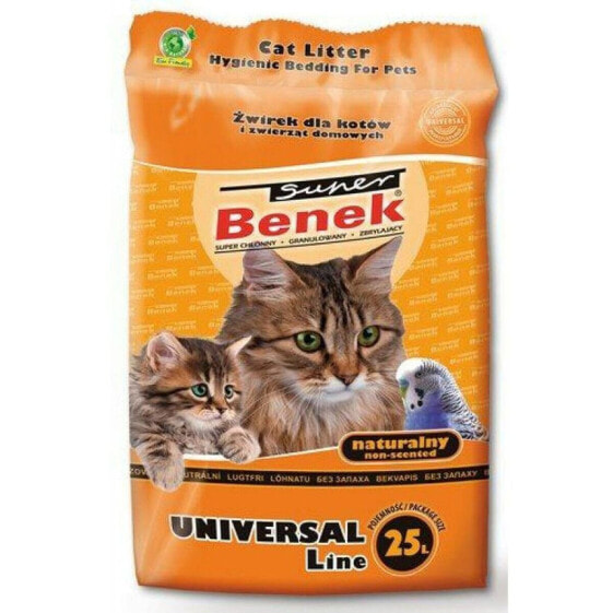Песок для кошек Super Benek Универсальный Натуральный 25 л