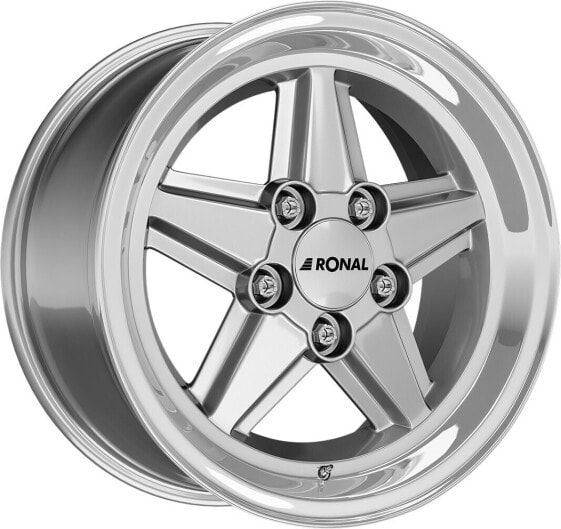 Диск колесный литой Ronal R9 серебро-соловей 7x16 ET20 - LK5/120 ML82