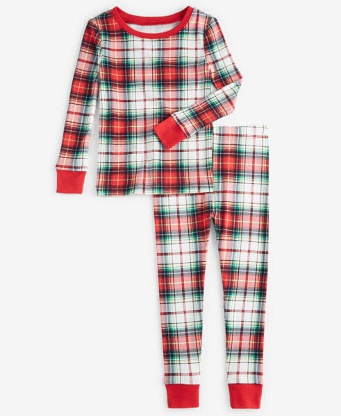 Family Pajamas Toddler 2-Pc. Cotton Winterton Plaid Pajamas Set, Created for Macy's