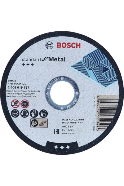 Standart Metal Kesme Diski 115x1mm