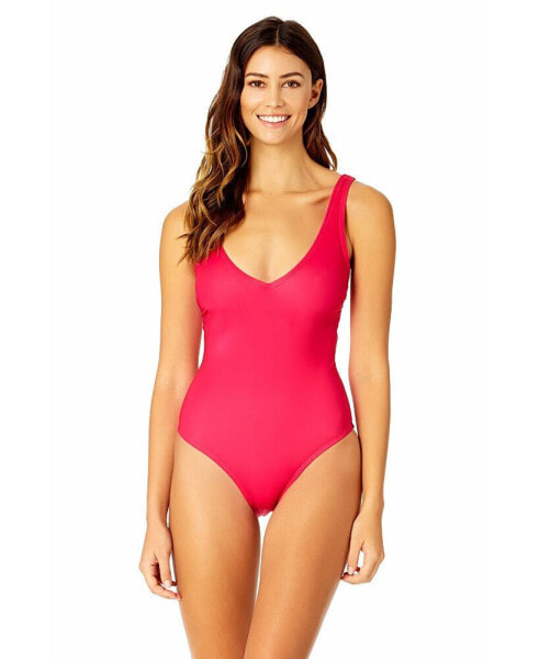 Women's Lace Up Compression One Piece Swimsuit