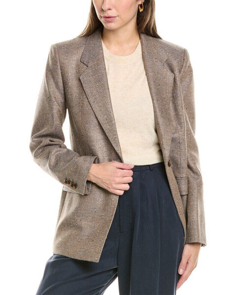 Lafayette 148 New York Single Button Blazer Women's