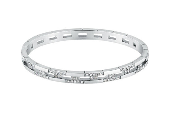 Women´s steel bracelet with T-Logo zircons TJAXC68