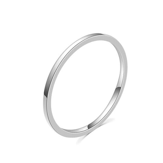 Minimalist silver ring R0002020