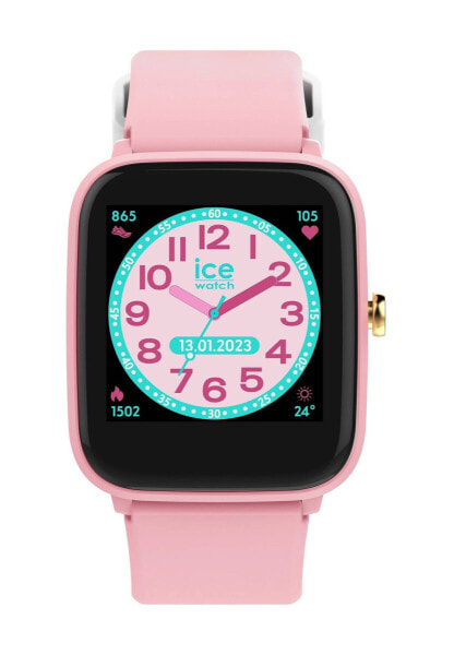 ICE-WATCH Smart ICE smart junior für Mädchen mit Silikonarmband pink (1,40") 021873