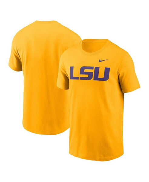 Men's Gold LSU Tigers Primetime Evergreen Logo T-Shirt