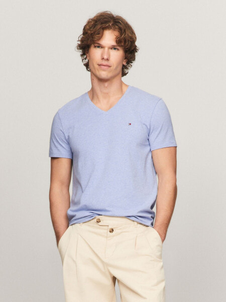 Slim Fit Solid V-Neck T-Shirt