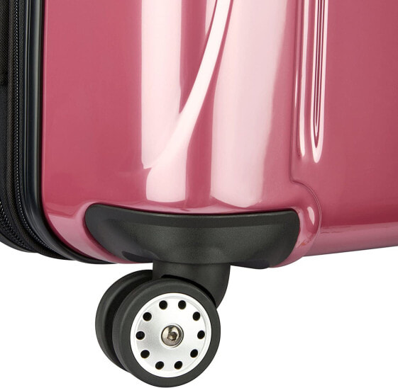 Мужской чемодан пластиковый красный DELSEY Paris Titanium Hardside Expandable Luggage with Spinner Wheels, Graphite, Checked-Medium 25 Inch6