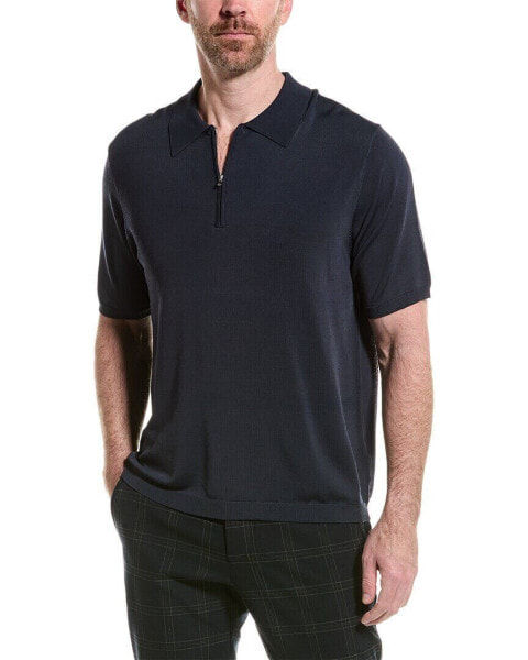 Elie Tahari Half-Zip Polo Shirt Men's