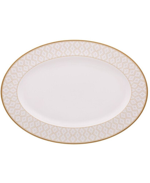 Noble Pearl Oval Platter, 16"