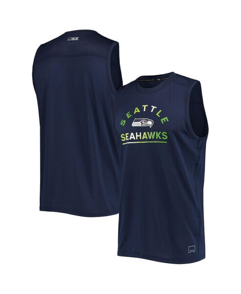 Men's College Navy Seattle Seahawks Rebound Tank Top